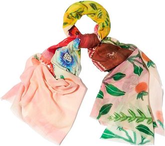 Saachi Saachi Patchwork Printed Scarf