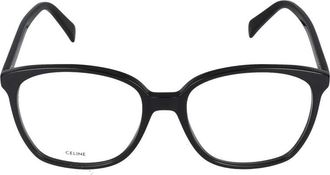 Celine Glasses, unisex, Black, Size: 55 MM Thin Square Eyeglasses