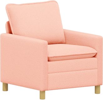vidaXL Sof&aacute; Rosa 76 X 81 X 87,5 Cm Tela Vidaxl