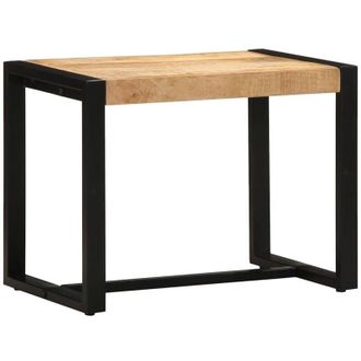 vidaXL vidaXL Panca 60x35x45 cm in Legno Massello di Mango Grezzo