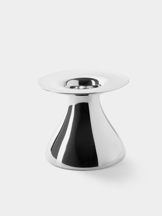 San Lorenzo 1993 Afra and Tobia Scarpa Pure Silver Vase (6in/15cm)