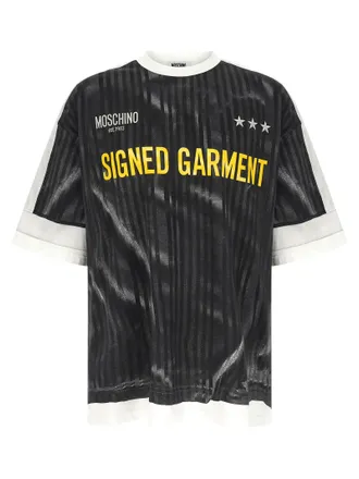 Moschino Black Cotton Mens Sportswear