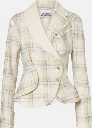 Vivienne Westwood Stormy tartan cotton-blend jacket