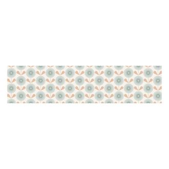 DecoChic Alfombra de vinilo girasoles multicolor 48x198 cm