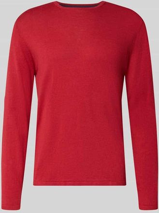 Christian Berg Strickpullover mit Rundhalsausschnitt in Kirsche Melange, Gr&ouml;&szlig;e 3XL