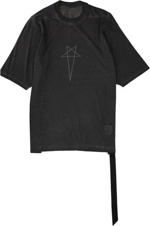 Rick Owens Jumbo Avant-Garde Oversized Geometric Cotton T-Shirt