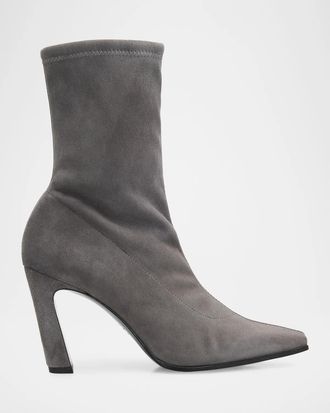 Stuart Weitzman Stassi 85MM Stretch Booties