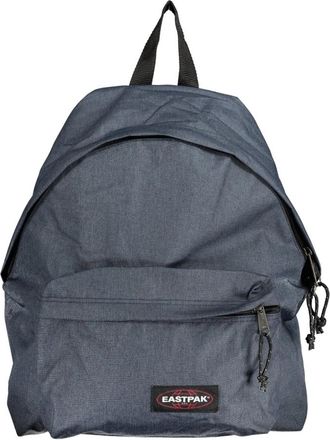 Eastpak Blauwe Gewatteerde Rugzak met Ritssluiting - Heren - Rugzakken - Blauw - ONE Size - Tassen