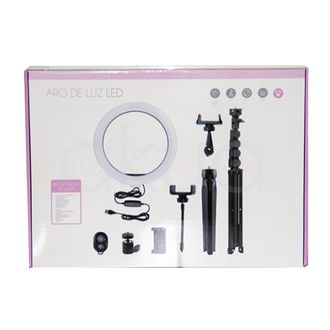 OEM L&aacute;mpara Aro Luz Led 26cm Sobremesa - Polli&eacute;