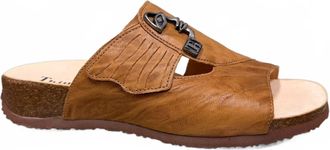Think Womens Mizzi Face Mule Sandal In Tan