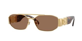 Versace VE2287 100273 Mens Sunglasses Gold Size 58