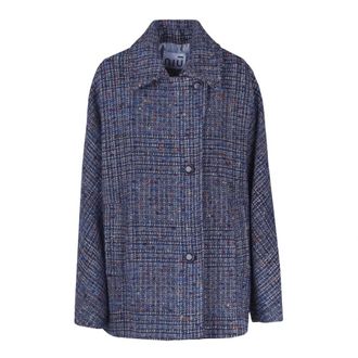 Ni&ugrave; Giacche in Tweed - - Jackets - Donna - Blu - M
