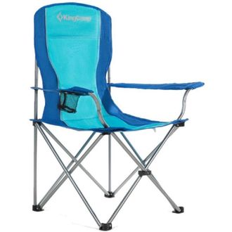 OEM Silla De Camping Plegable Kingcamp Azul Con Reposabrazos