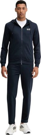 Emporio Armani Trainingspak Set - Heren - Trainingspakken - Blauw - L - Katoen - Fitness