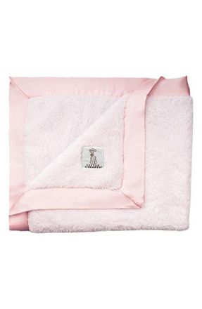 Little Giraffe Chenille Blanket in Pink at Nordstrom