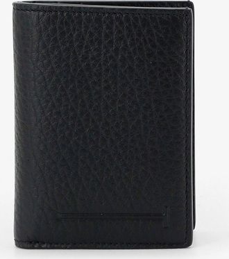 Tom Ford Portacarte in pelle con logo goffrato - TOM FORD - gender_Man