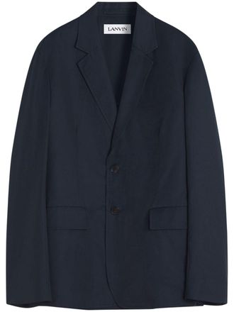 Lanvin Katoenen blazer - Zwart