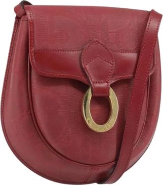 Dior Pre-owned Cross Body Bags, female, Red, Size: ONE SIZE Pre-owned Vintage Plastic Shoulder Bag