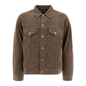 Nonnative Denim Jackets, male, Brown, Size: M Nn-J4503 Trucker Blouson