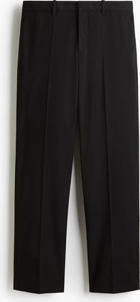 H&M Elegante Hose in Regular Fit - Schwarz