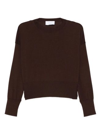 Daniele Fiesoli crew-neck T-shirt - women - Merino - M - Brown