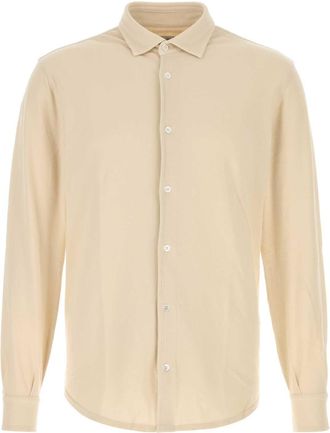Fedeli Sand Cotton Shirt
