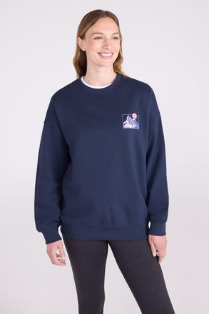 Mountain Warehouse Dames/Dames Tekst Relaxed Fit Trui (Donkerblauw)