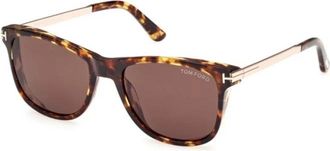 Tom Ford Sinatra Zonnebril - Heren - Zonnebrillen - Bruin - 53 MM - Accessoires