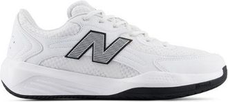 New Balance Hombre 696v7 en Blanco/Negro, Talla 42.5