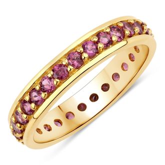 Rafaela Donata Womens Khushi Female Sterling Silver Ring - Gold - Size M