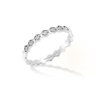 Dower & Hall 14k Brancusi Eternity Narrative Ring
