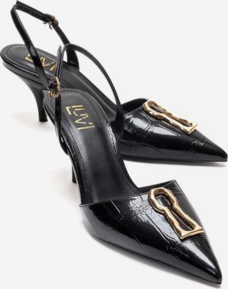 Prologue Yvella Gesp Spitse Neus Stiletto Pump