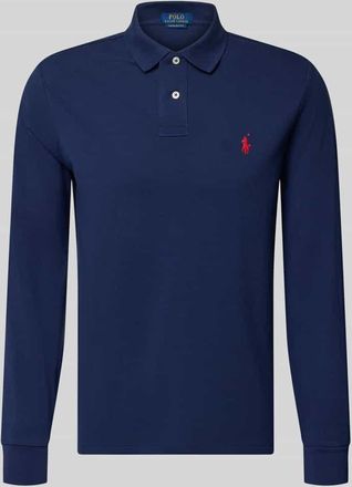 Polo Ralph Lauren Regular Fit Poloshirt aus reiner Baumwolle in Dunkelblau, Gr&ouml;&szlig;e XXL