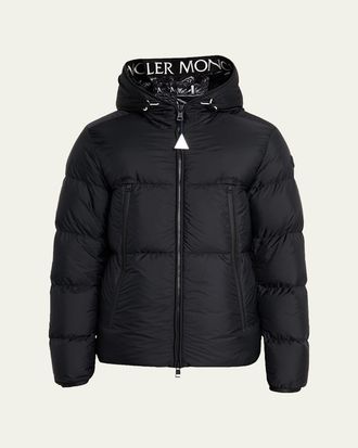 Moncler Mens Montcla Hooded Short Down Jacket