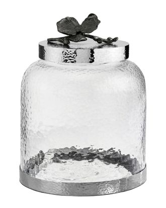 Michael Aram Black Orchid Cookie Jar