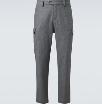 Brunello Cucinelli Wool tapered pants