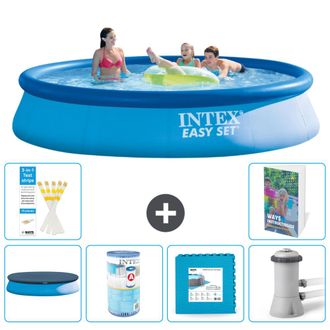 Intex Piscina Easy Set Redonda - 396x84 Cm - 7-piezas S146