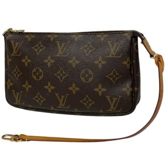 Louis Vuitton Monogram Brown Monogram Pochette (Pre-Owned)
