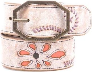 Bed St&uuml; Upswing II Floral Inlay Belt in Nectar Lux Blush Rustic at Nordstrom, Size X-Small
