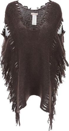 Liviana Conti Moderne Truien Jas - Dames - V-hals truien - Bruin - M/L - Truien & Vesten