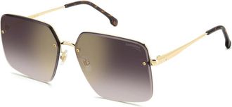 Carrera Stijlvolle zonnebril met kleurrijke lenzen - Dames - Zonnebrillen - Geel - 61 MM - Accessoires