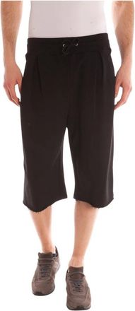 Daniele Alessandrini Francisco ST Bermuda Shorts - Heren - Korte Broeken - Zwart - L - Katoen - Korte Broeken