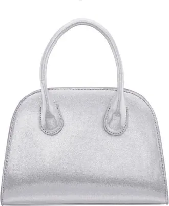 Nina Ainsley Top Handle Bag in Silver at Nordstrom