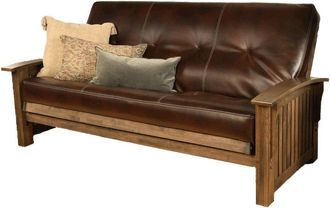 Kodiak Washington Frame-Rustic Walnut Finish-Oregon Trail Java Mattress