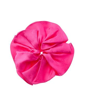 Jimmy Choo London Logo Silk Scrunchie