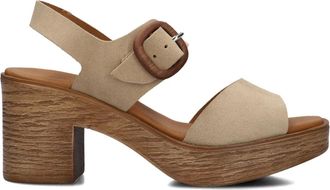 Stefano Lauran Dames, Schoenen, Beige, Maat: 37 EU Linnen