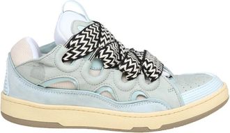 Lanvin Lichtblauwe Sneakers Stijlvol Ontwerp - Dames - Sneakers - Blauw - 38 EU - Leer - Schoenen
