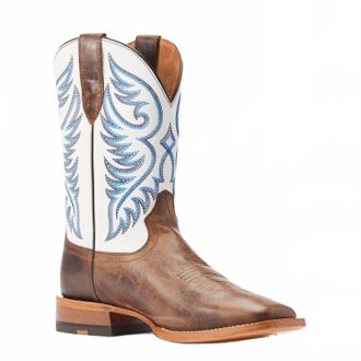 Ariat Mens Wiley Western Boot In Pecan Brown