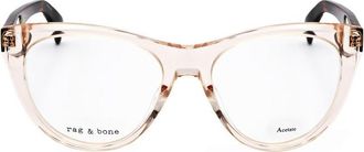 Rag & Bone Ladies Pink Cat Eye Eyeglass Frames RNB3054-2