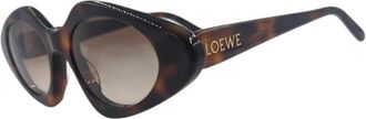 Loewe Triangle Slim Zonnebril - Dames - Zonnebrillen - Bruin - ONE Size - Accessoires